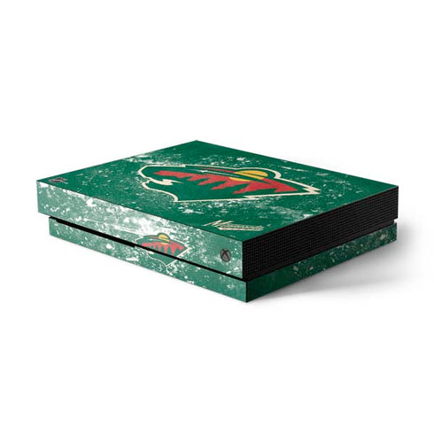 NHL Minnesota Wild Frozen Xbox One X Console Skin